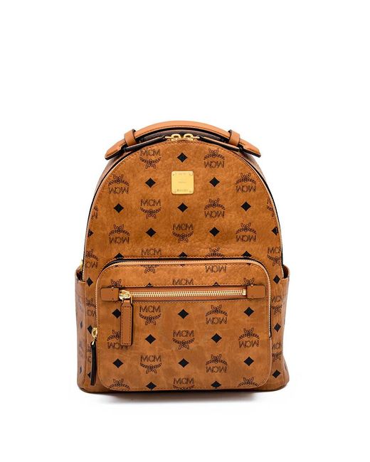 MCM Brown Stark Backpack