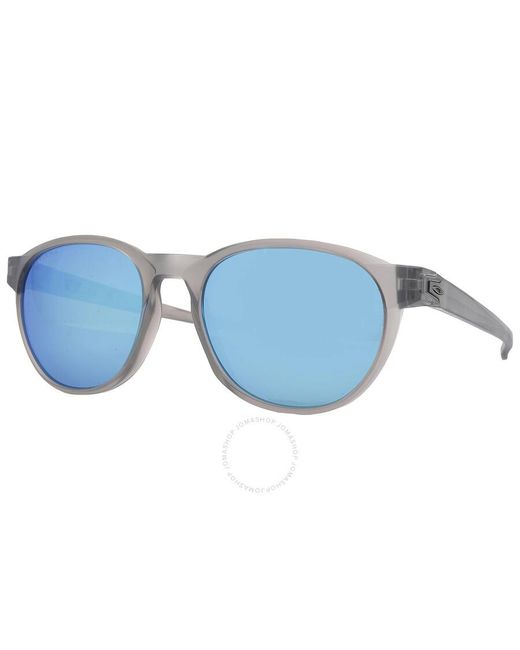 Oakley Blue Reedmace Prizm Sapphire Round Sunglasses Oo9126 912603 54 for men