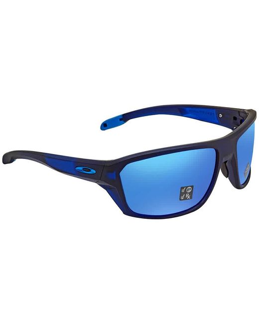 Oakley Blue Split Shot Prizm Sapphire Polarized Sunglasses Mens Sunglasses -07 for men