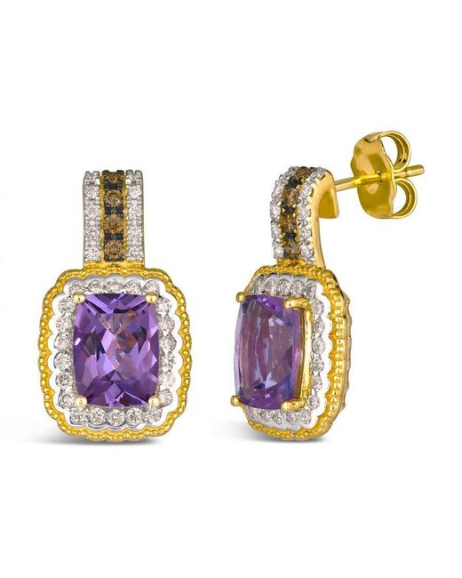 Le Vian Blue Ladies Semi-Precious Drop Earrings Set