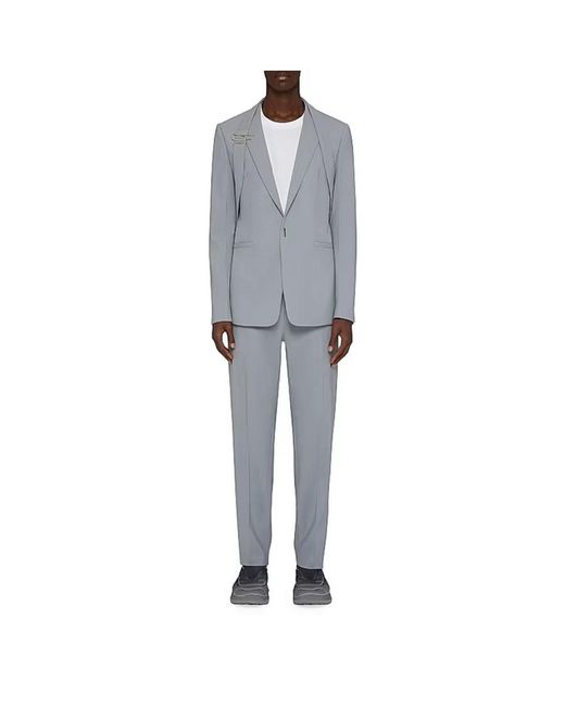 Givenchy Gray Slim Fit Trousers W/ Elastic Waist_Pearl, Brand Size 46 (Us