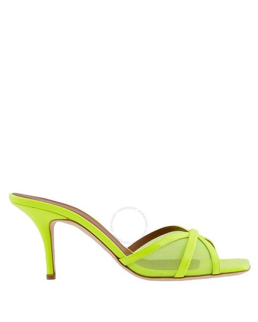 Malone Souliers Green Neon Perla 70 Leather Mesh S