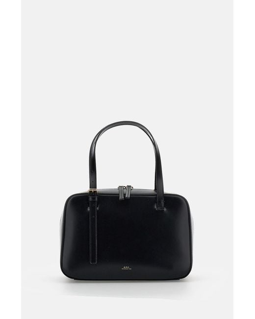 A.P.C. Black Virginie Box Bag