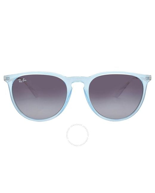 Ray-Ban Gray Erika Classic Blue Grey Gradient Phantos Sunglasses Rb4171 67434l 54