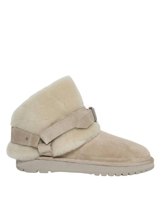 Burberry Natural Suede And Shearling Chubby Boots, Brand Size 41 Us for men