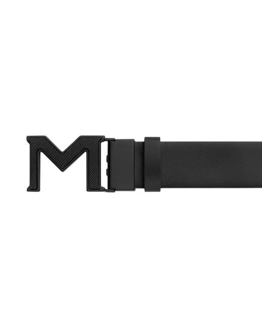 Montblanc Blue Extreme 3.0 M Buckle Reversible Leather Belt for men