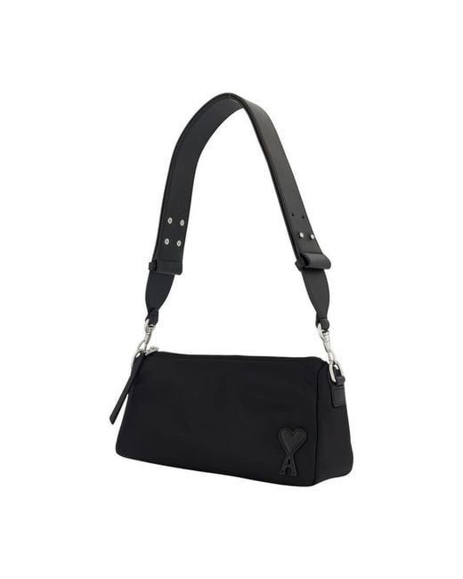 AMI Black Shoulder Bag