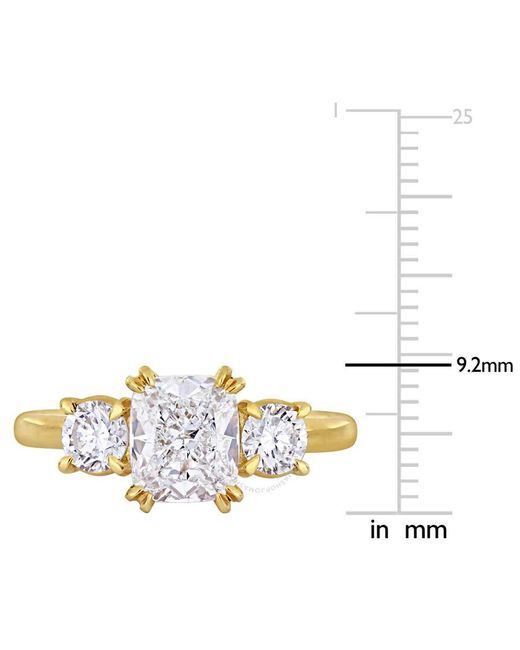 Amour Metallic 2 5/8 Ct Tdw Diamond Engagement Ring