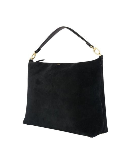 Totême Black Bevel Shoulder Bag