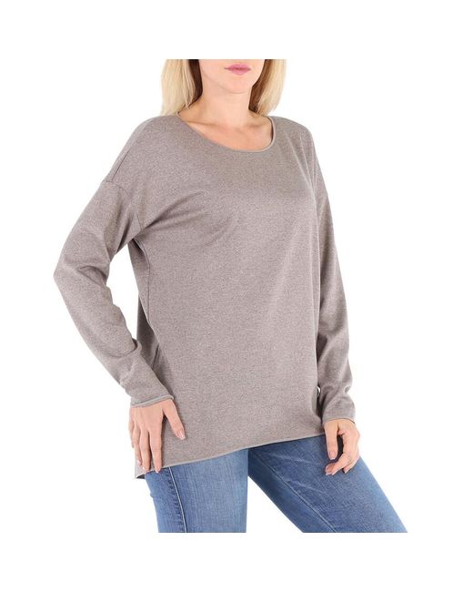 Wolford Gray Dove Fine Wool-jersey Loose Fit Pullover
