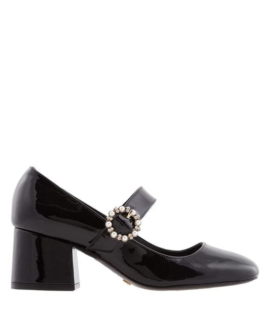 Stuart Weitzman Black Sloane Patent Mary Jane Pumps, Brand Size 35 Us