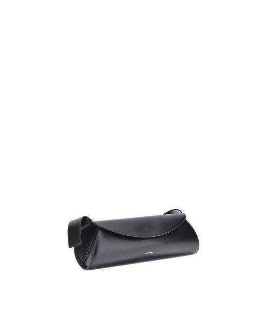 Jil Sander Blue Cannolo Shoulder Bag