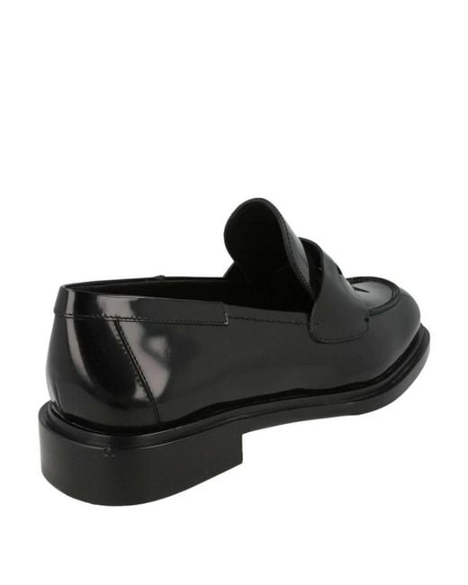 Ferragamo Black Ladies Loafers, Us