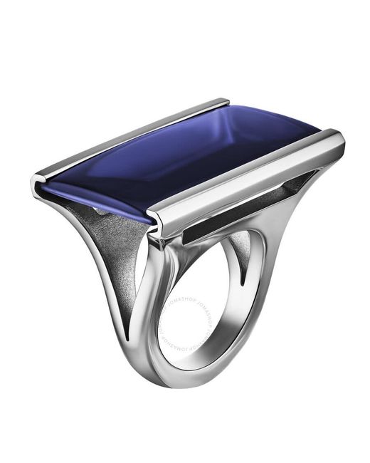 Baccarat Blue So Insomnight Crystal Ring 2607609