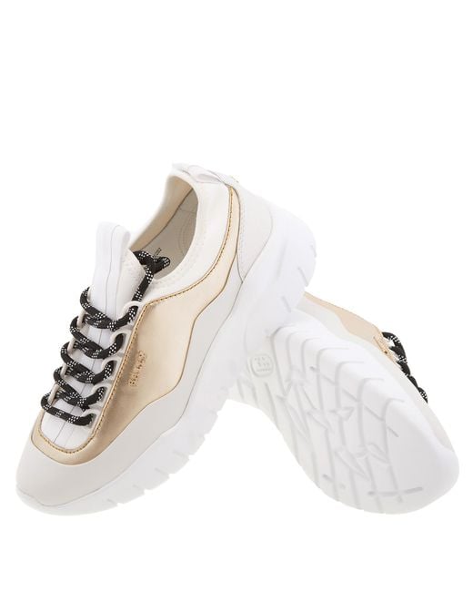Bally Natural Bienne Bikki Calf Laminated Sneakers