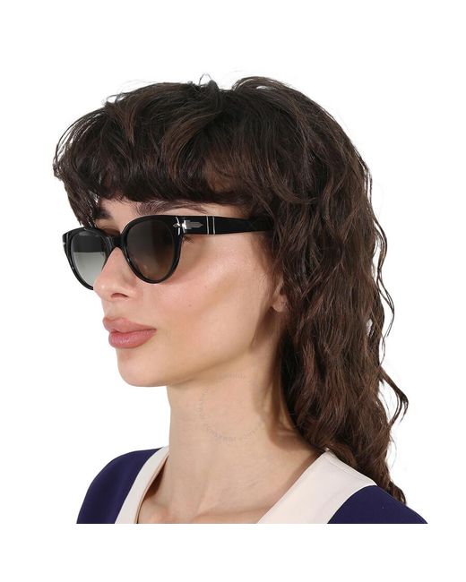 Persol Gray Gradiente Grey Round Sunglasses
