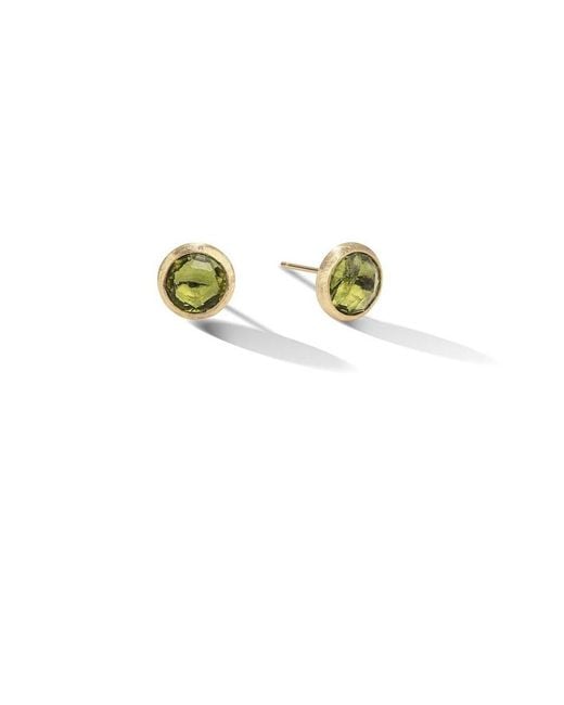 Marco Bicego Yellow Jaipur Peridot Stud Earrings