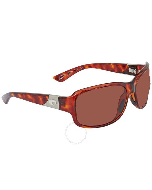 Costa Del Mar Brown Cta Del Mar Inlet Copper Polarized Polycarbonate Sunglasses