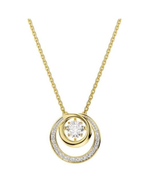 Swarovski Metallic Hyperbola-Tone Plated Necklace