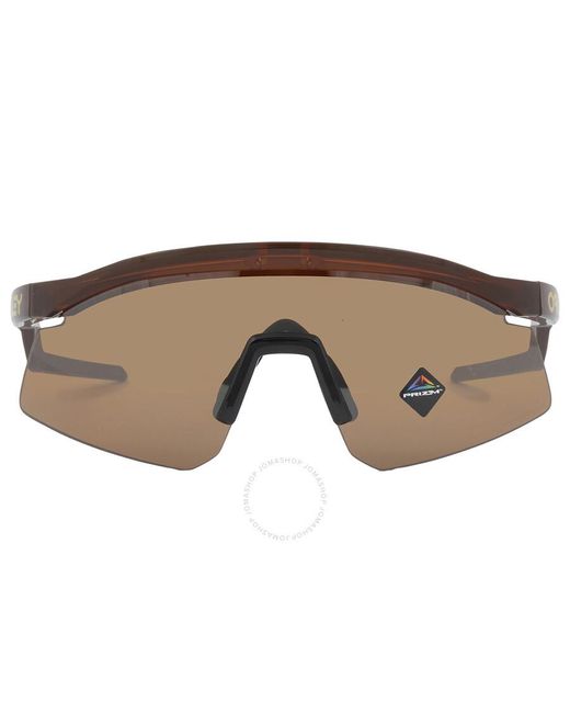 Oakley Brown Hydra Prizm Tungsten Shield Sunglasses Oo9229 922902 37 for men