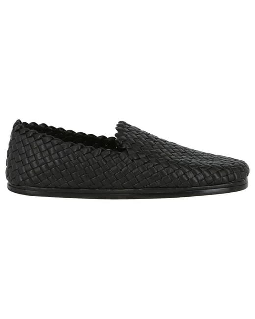Bottega Veneta Black Loafers for men