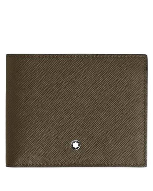 Montblanc Green Sartorial Leather 6Cc Wallet