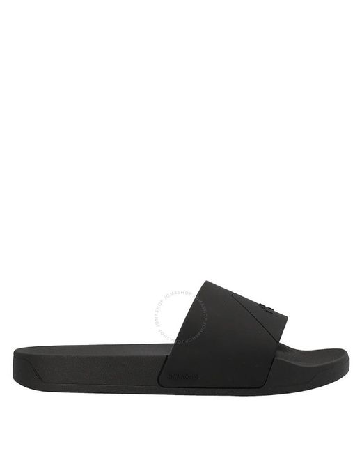 A_COLD_WALL* Black Essential Logo-debossed Slippers for men