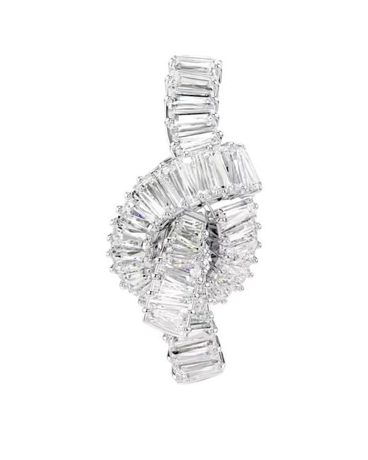 Swarovski Metallic Matrix Baguette Cut Tack Pin for men