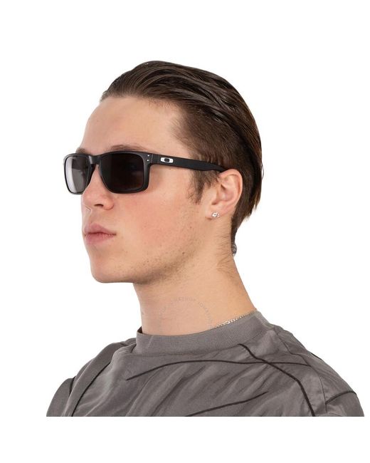 Oakley Gray Holbrook Prizm Square Sunglasses Oo9102 9102e8 for men