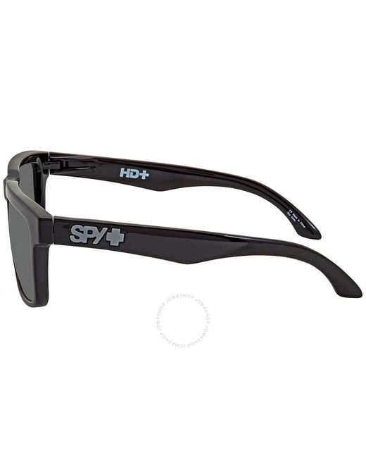 Spy Black Helm Hd Plus Gray Green Square Sunglasses 673015038863