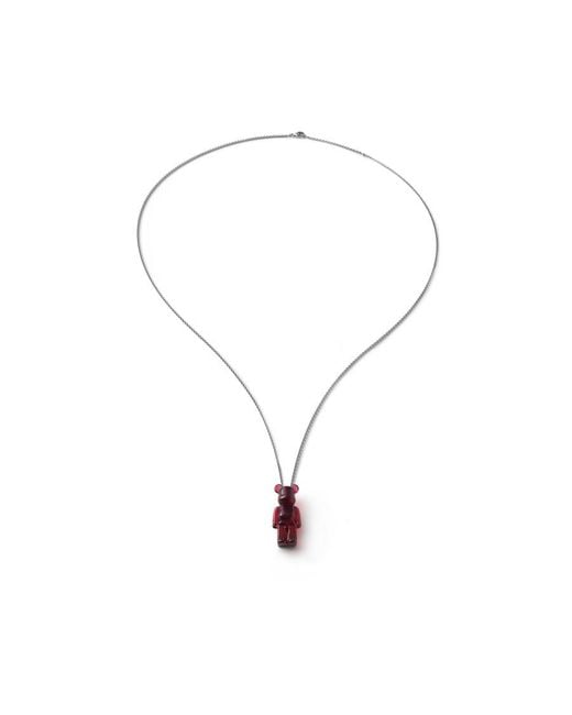 Baccarat Red Crystal Bear-Necklace