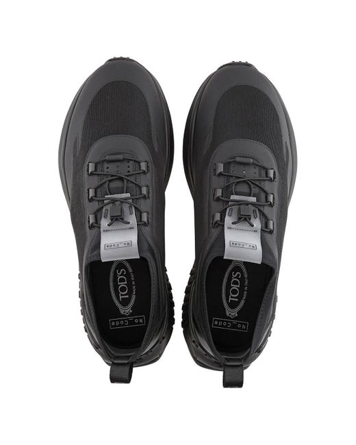 Tod's Black No_code J Low Top Sneakers for men