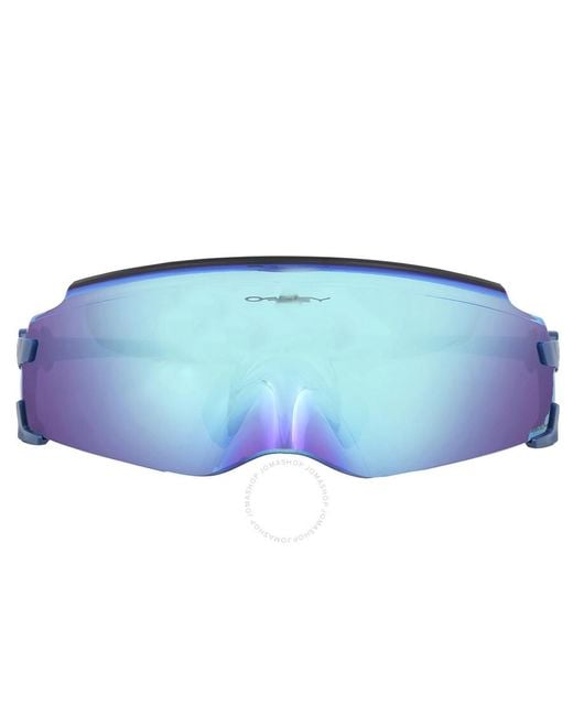 Oakley Blue Kato Prizm Sapphire Shield Sunglasses for men