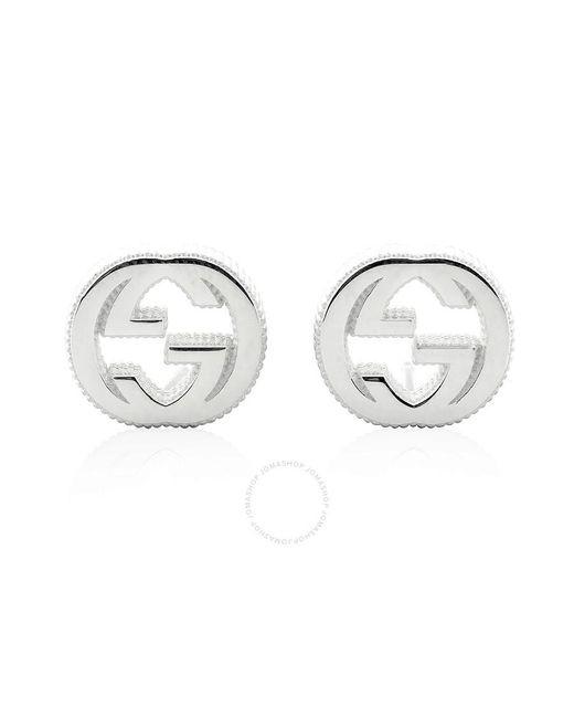 Gucci Metallic Interlocking G Earrings