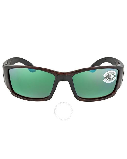 Costa Del Mar Corbina Green Mirror Polarized Glass Sunglasses Cb 10 Ogmglp 61 for men
