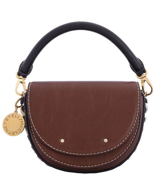 Stella McCartney Brown Frayme Chain-Detail Shoulder Bag for men