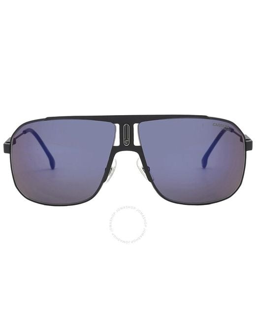 Carrera Blue Grey Mirror Navigator Sunglasses 1043/s 0003/xt 65 for men
