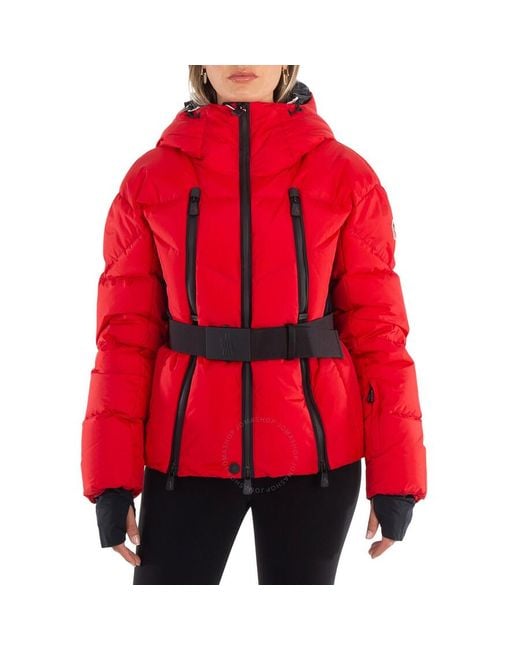 Moncler Red Goncelin Short Down Padded Jacket