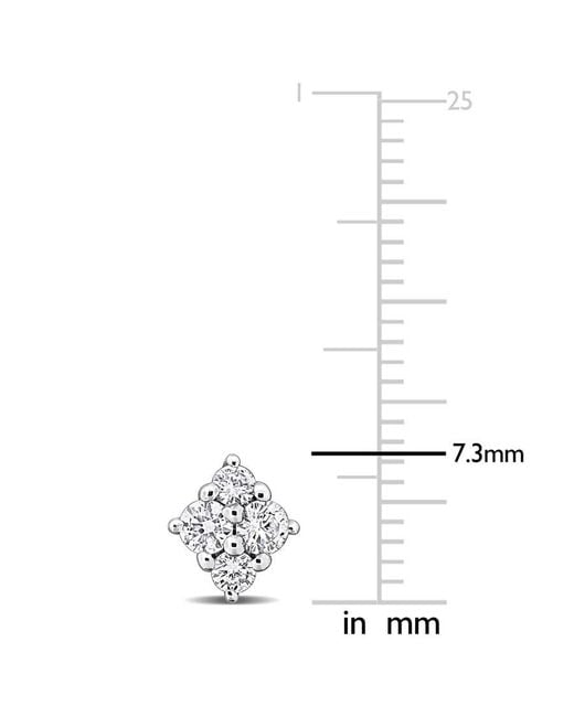 Created Forever Metallic 1/2 Ct Lab Grown Diamond Tw Fashion Post Earrings for men