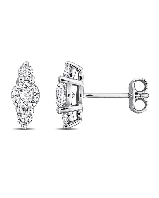 Created Forever Metallic 1 Ct Lab Grown Diamond Tw Fashion Post Earrings