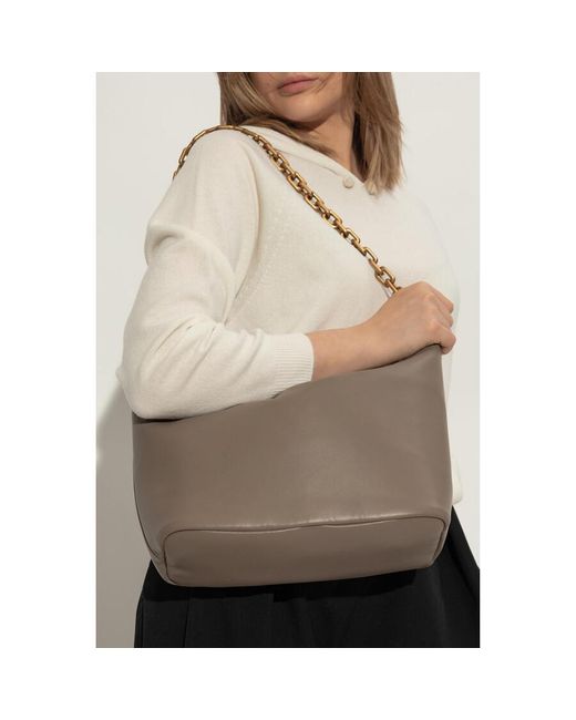 Emporio Armani Brown Shoulder Bag 'Hobo Medium'