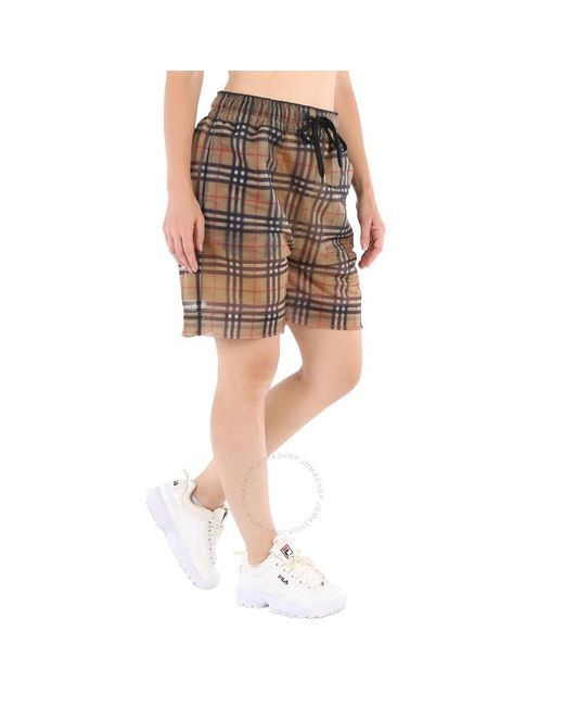 Burberry Natural Archive Tawney Mesh Shorts