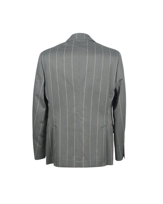 Brunello Cucinelli Gray Light Wool Blend Blazer, Brand Size 50 (Us for men