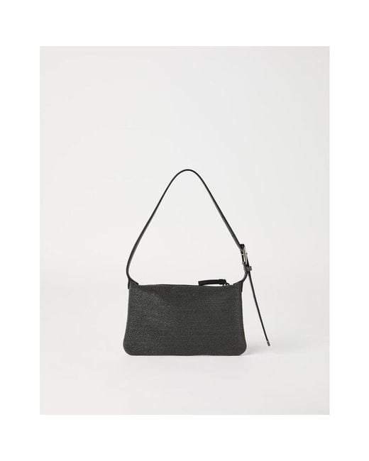 Brunello Cucinelli Multicolor Textured Shoulder Bag