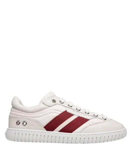 Bally Pink Player Leather Low-Top Sneakers, Brand Size 35 Us for men