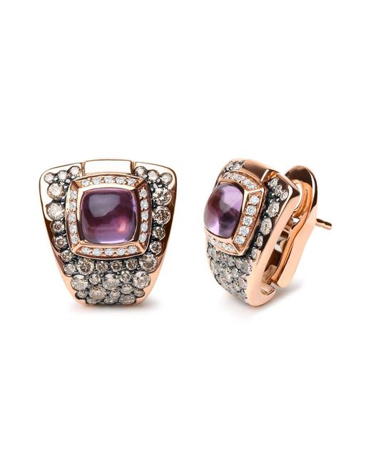 Haus of Brilliance Multicolor 18k Re Gold 1 1/2 Cttw Round Diamond