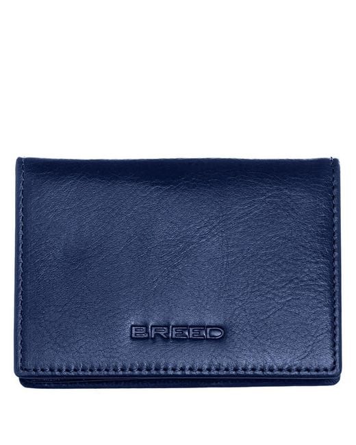 Breed Blue Porter Genuine Leather Bi-Fold Wallet for men