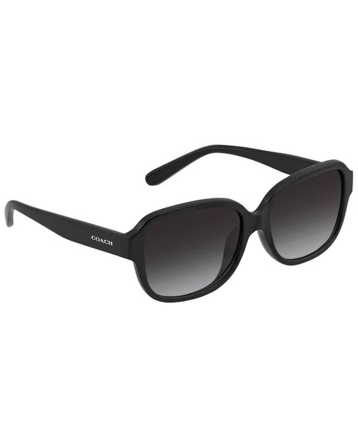 COACH Gray Grey Gradient Square Sunglasses Hc8298u 50028g 57