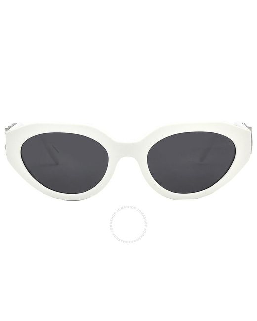 Michael Kors Multicolor Empire Grey Solid Oval Sunglasses Mk2192 310087 53
