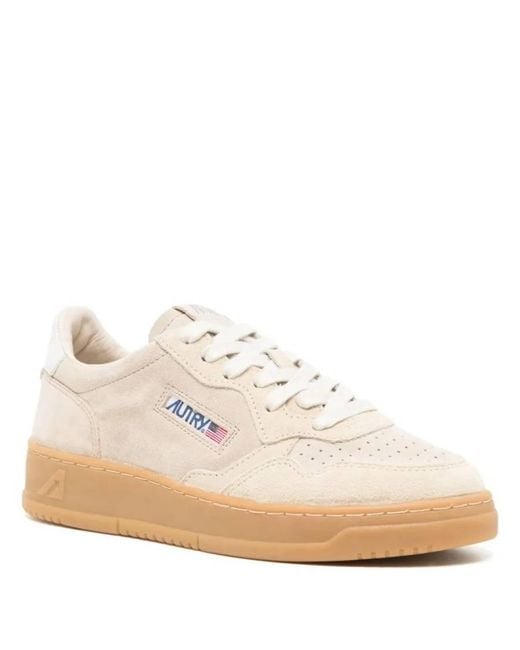 Autry Natural Medalist Low-Top Sneakers, Brand Size 41 Us